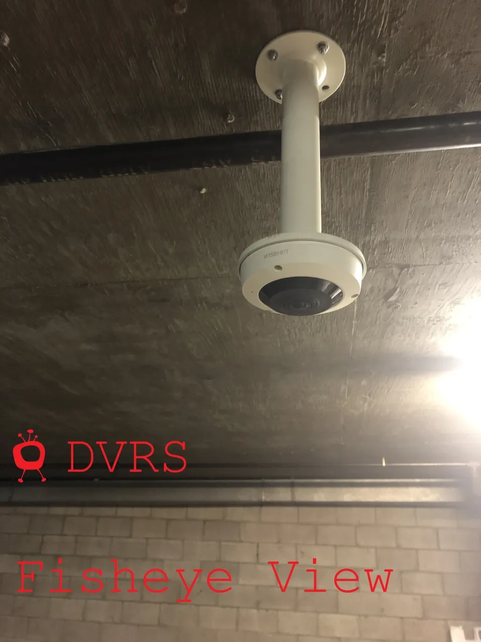 Samsung Fisheye CCTV Surveillance camera Carthay Square