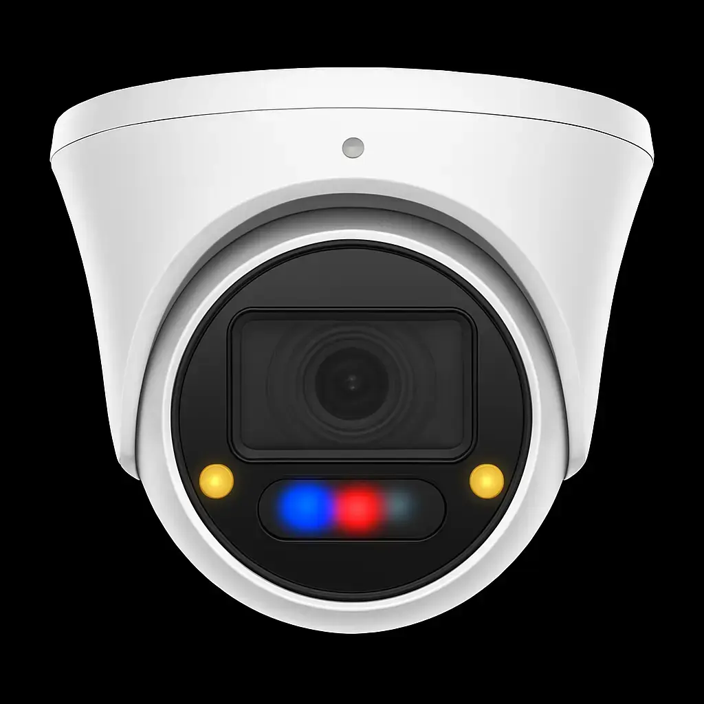 Introducing the 4K Resolution Active Deterrence IP Network Video Security Camera by DVRS, Inc., a cutting-edge solution for modern surveillance needs. This advanced security camera delivers crystal-clear 4K resolution, ensuring every detail is captured with exceptional clarity. Designed for both indoor and outdoor environments, it offers robust network capabilities, seamlessly integrating with existing security systems. The camera's active deterrence feature adds an extra layer of protection by emitting warnings or alerts to potential intruders. Built with durability in mind, it withstands various weather conditions, offering round-the-clock reliability. Easy to install and manage, this state-of-the-art camera is ideal for businesses or residences seeking enhanced security and peace of mind. Trust DVRS, Inc. for your comprehensive video security solutions.